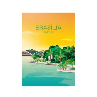 Autocollant Brasília Autocollants pour bagages