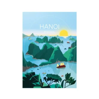 Autocollant Hanoï Autocollants pour bagages
