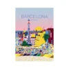 Autocollants pour bagages Barcelona
