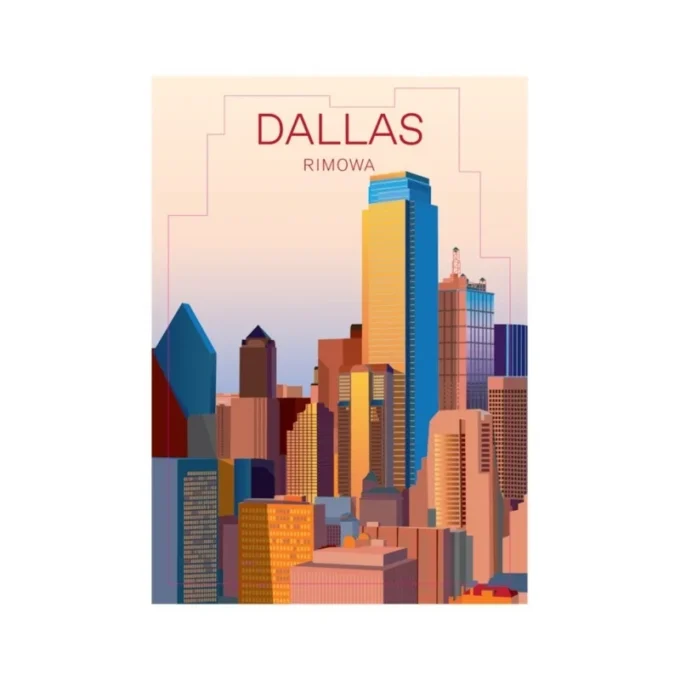 Autocollants pour bagages Dallas Autocollants pour bagages Dallas