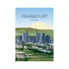 Autocollants pour bagages Francfort Autocollants pour bagages Francfort