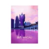 Autocollants pour bagages Macao Autocollants pour bagages Macao