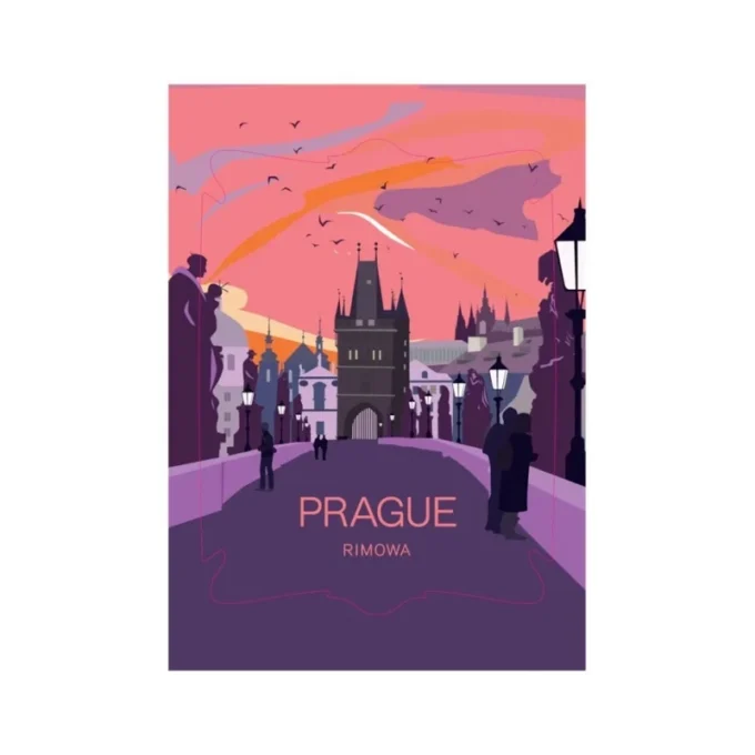 Autocollants pour bagages Prague Autocollants pour bagages Prague