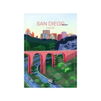 Autocollants pour bagages San Diego