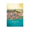 Autocollants pour bagages Seoul Autocollants pour bagages Seoul
