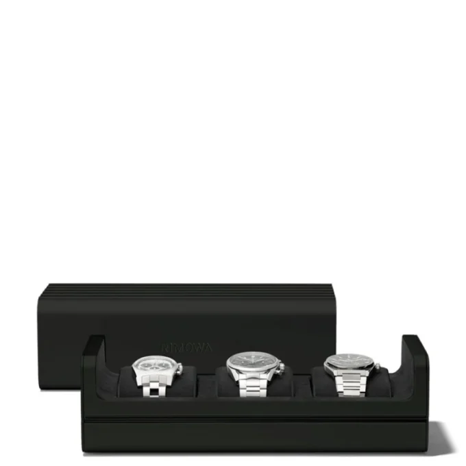 Boîte à montres en aluminium pour 3 montres Suitcasetasche