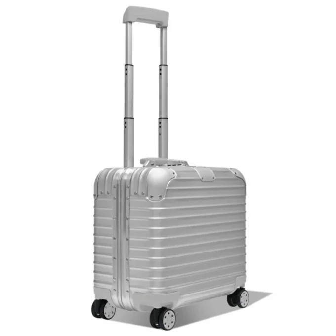 Mallette compacte convertible à roulettes originale en aluminium Mallette compacte convertible à roulettes originale en aluminium