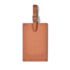 Marron cognac Étiquettes à bagages personnalisées en cuir Braun Marron cognac Étiquettes à bagages personnalisées en cuir Braun