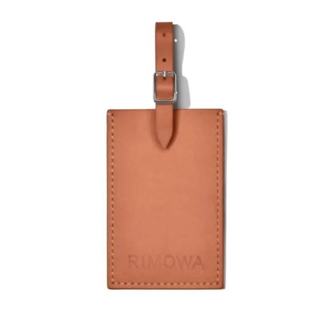 Marron cognac Étiquettes à bagages personnalisées en cuir Braun Marron cognac Étiquettes à bagages personnalisées en cuir Braun