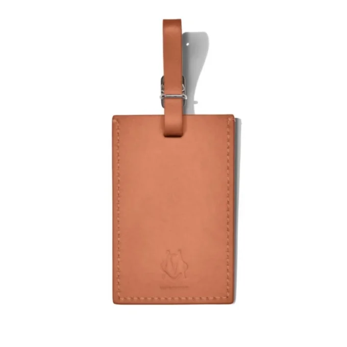 Marron cognac Étiquettes à bagages personnalisées en cuir Braun Marron cognac Étiquettes à bagages personnalisées en cuir Braun