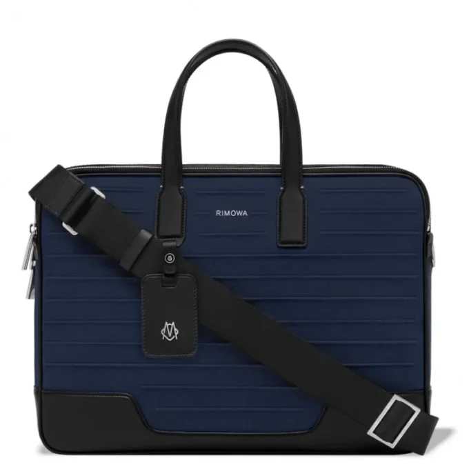 Porte-documents en cuir et toile Porte-documents Porte-documents en cuir et toile Porte-documents