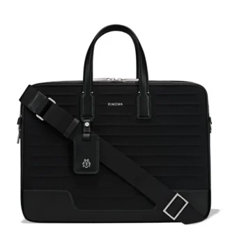 Porte-documents en cuir et toile Porte-documents