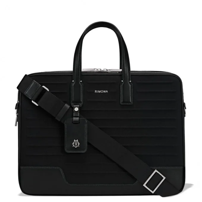 Porte-documents en cuir et toile Porte-documents Porte-documents en cuir et toile Porte-documents