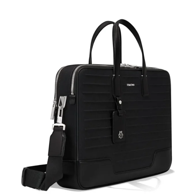 Porte-documents en cuir et toile Porte-documents Porte-documents en cuir et toile Porte-documents