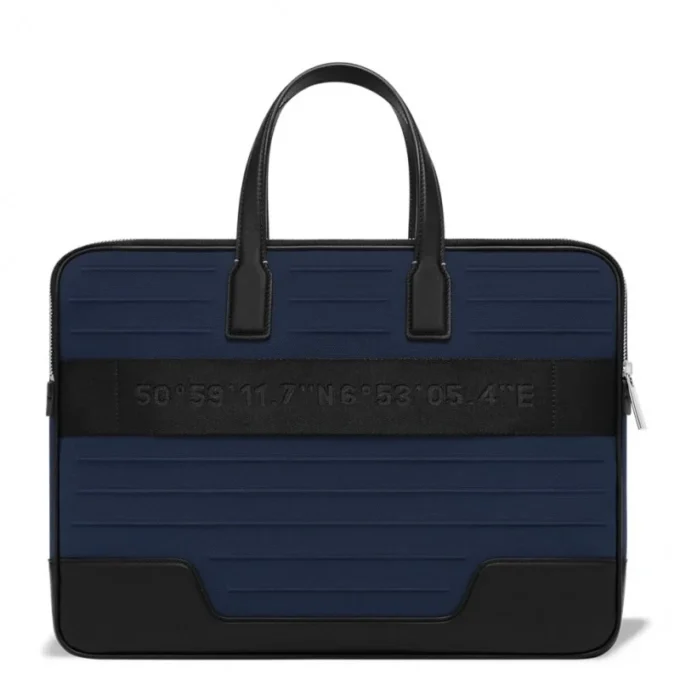 Porte-documents en cuir et toile Porte-documents Porte-documents en cuir et toile Porte-documents
