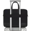 Porte-documents en cuir et toile Porte-documents Porte-documents en cuir et toile Porte-documents