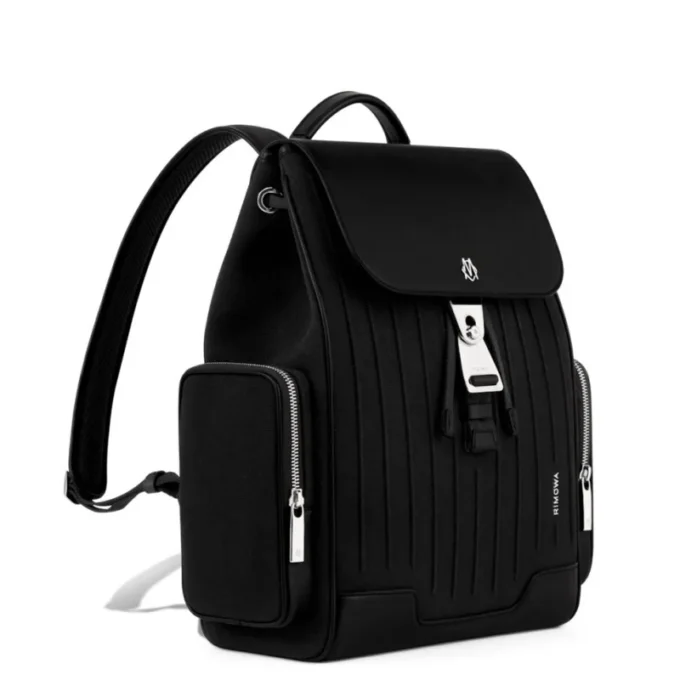 Sac à dos Never Still Small Flap en cuir et toile Sac à dos Never Still Small Flap en cuir et toile