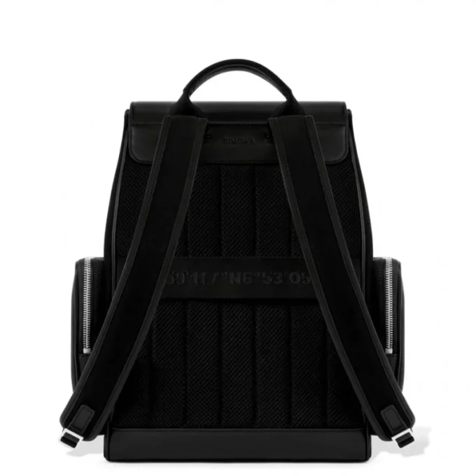 Sac à dos Never Still Small Flap en cuir et toile Sac à dos Never Still Small Flap en cuir et toile