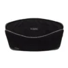Sacoche plate pour ordinateur portable en cuir et toile Sac seau