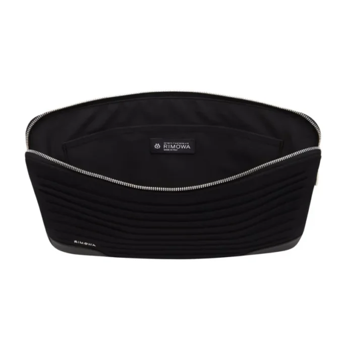 Sacoche plate pour ordinateur portable en cuir et toile Sac seau