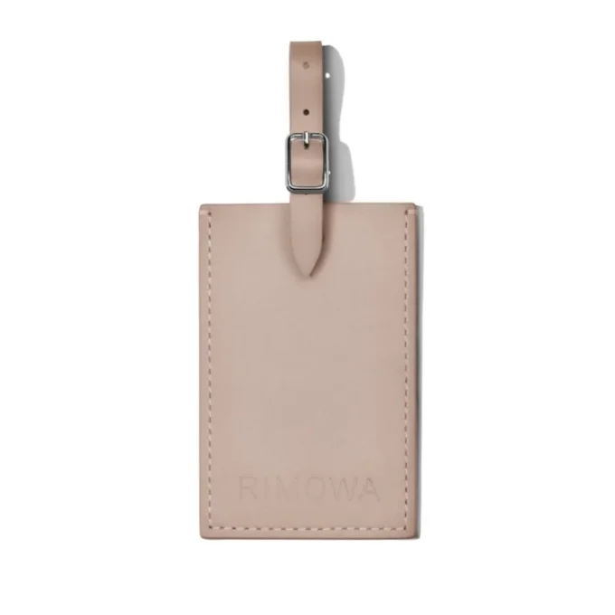 Taupe Étiquettes à bagages personnalisées en cuir Taupe Étiquettes à bagages personnalisées en cuir