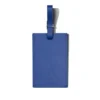 Étiquettes à bagages personnalisées en cuir bleu océan Étiquettes à bagages personnalisées en cuir bleu océan