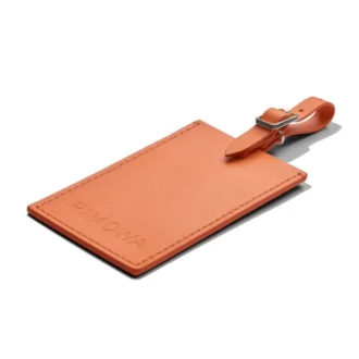 Étiquettes à bagages personnalisées en cuir Clementine