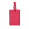 Étiquettes à bagages personnalisées en cuir rose orchidée Étiquettes à bagages personnalisées en cuir rose orchidée